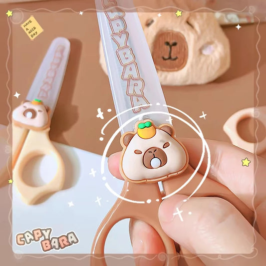Capybara Scissors Set for School - Cute & Practical