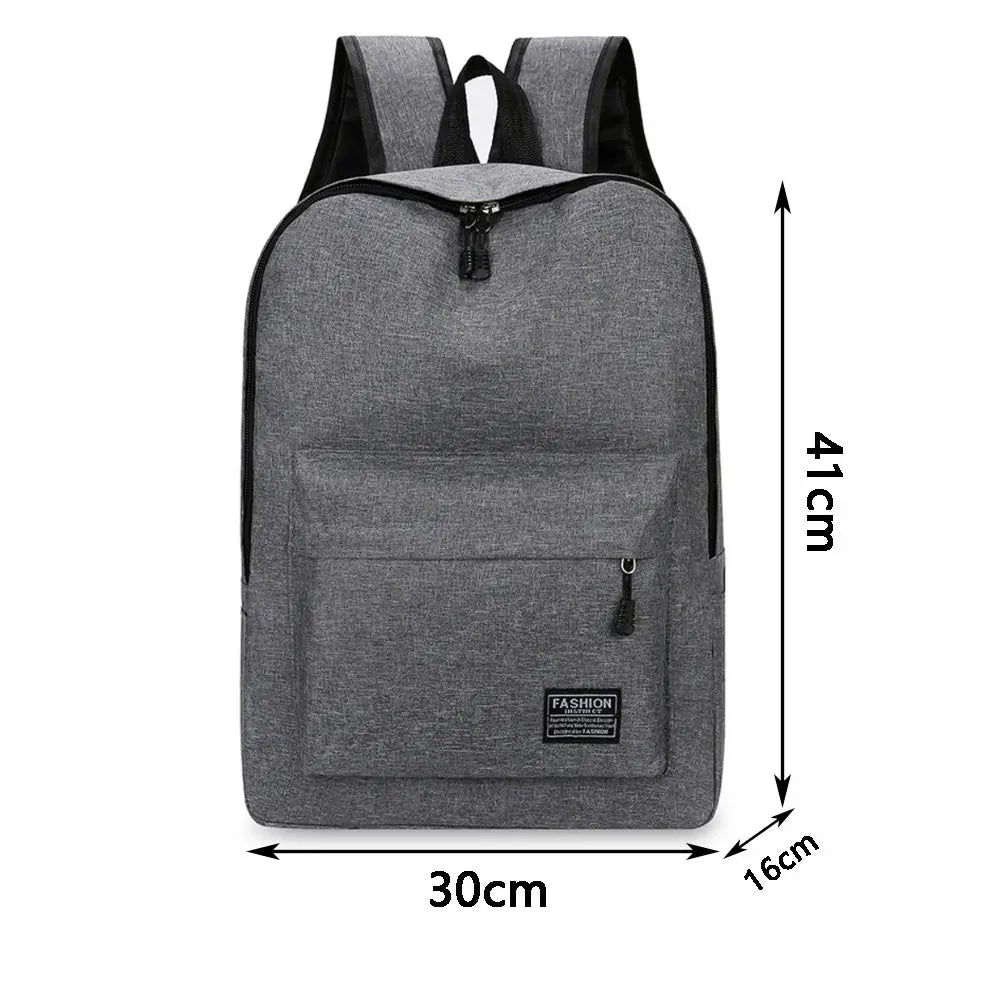 Minimalist Backpack – Large Capacity School, Travel & Laptop Bag (Unisex)