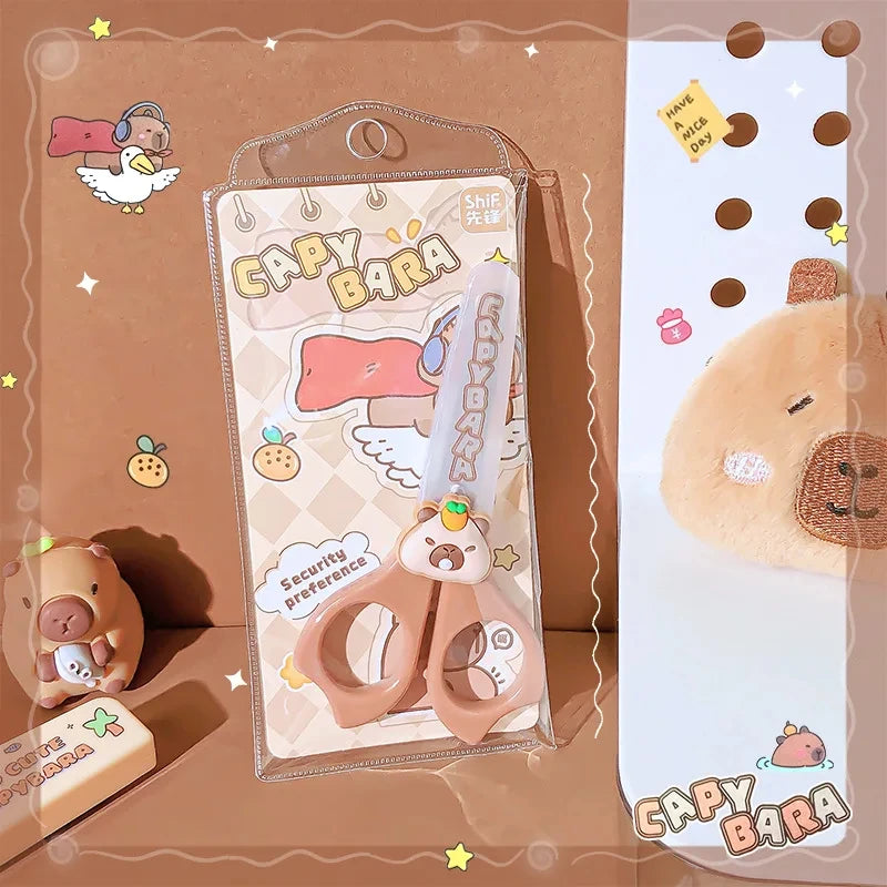 Capybara Scissors Set for School - Cute & Practical