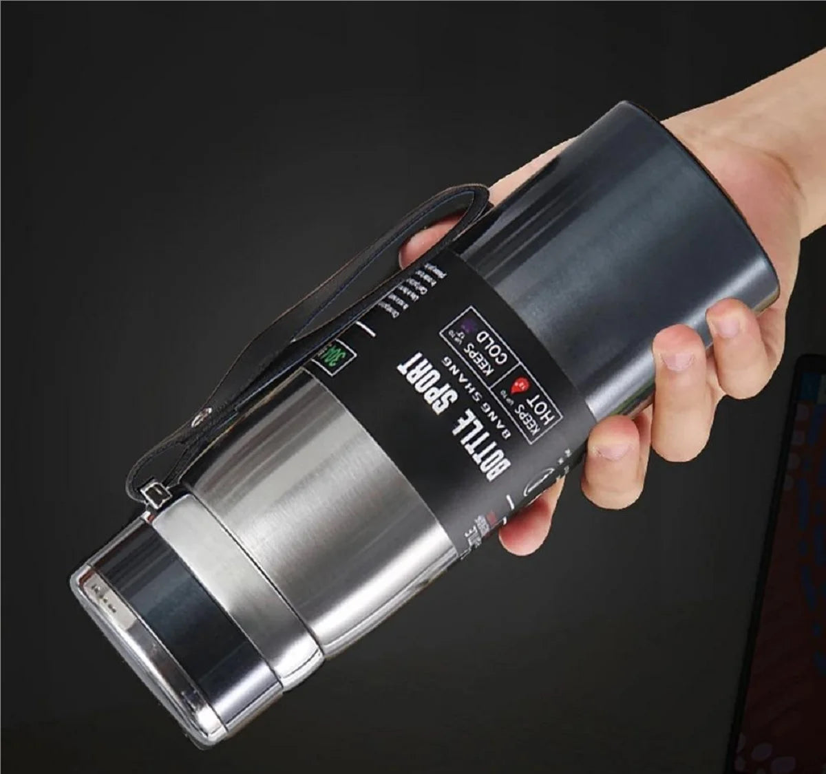 Insulated Water Bottle - Keeps Drinks Cold Or Hot All Day