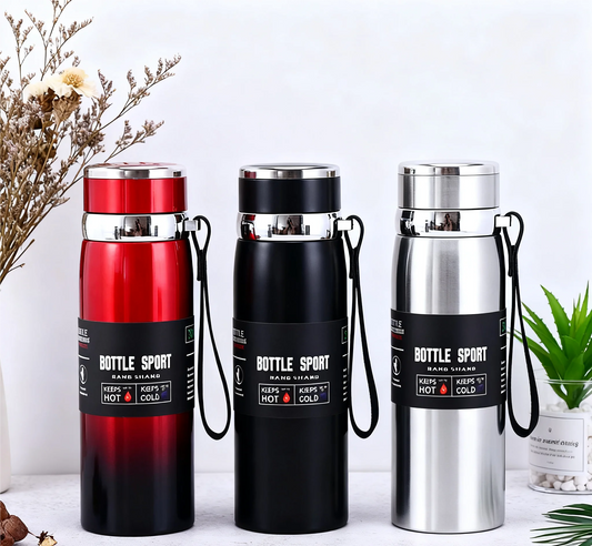 Insulated Water Bottle - Keeps Drinks Cold Or Hot All Day