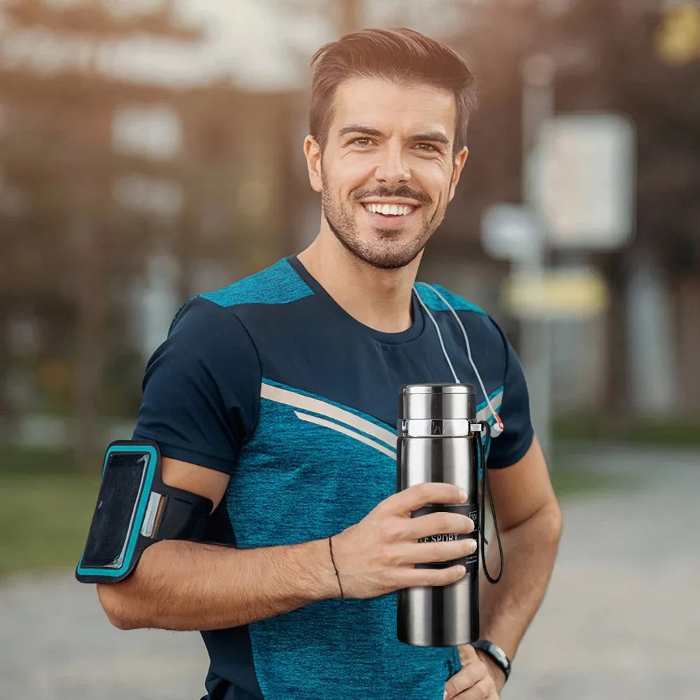Insulated Water Bottle - Keeps Drinks Cold Or Hot All Day