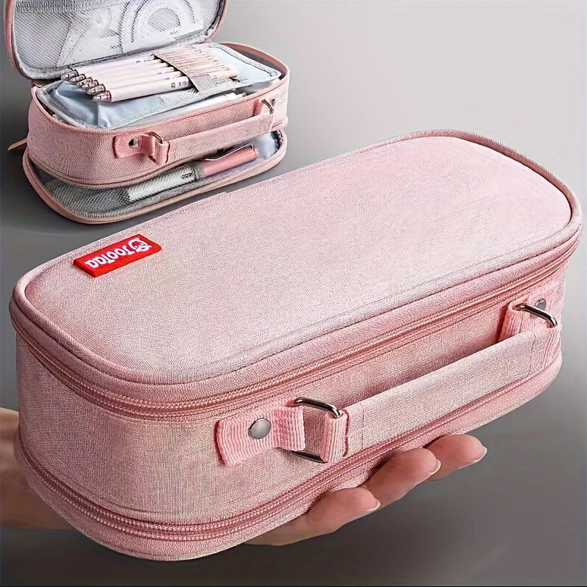 Large Capacity Pencil Case – Multifunctional Stationery Bag for School & Office