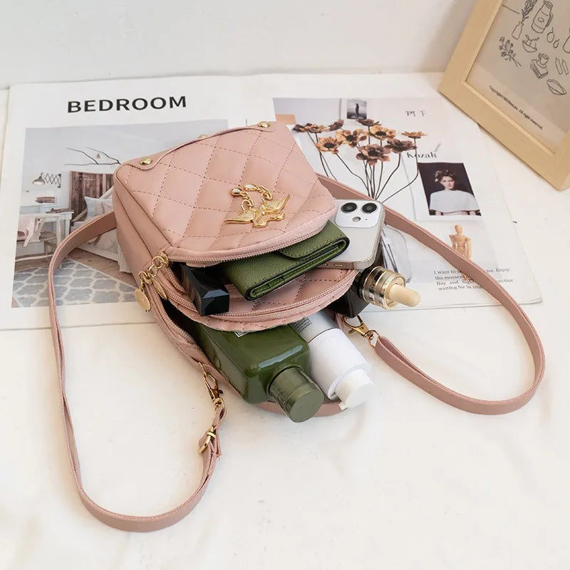 Cute Mini Backpack for Women – PU Leather Crossbody & Shoulder Bag