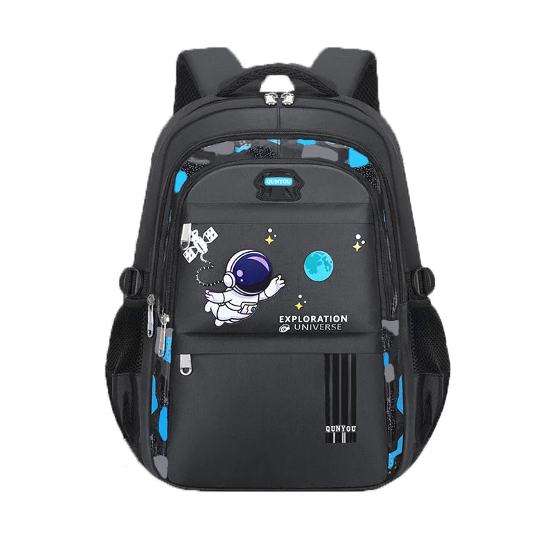 Kids Astronaut Backpack – Waterproof School Bag for Boys (Ages 7-13)