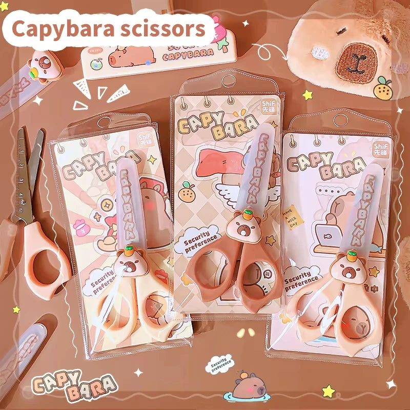 Capybara Scissors Set for School - Cute & Practical