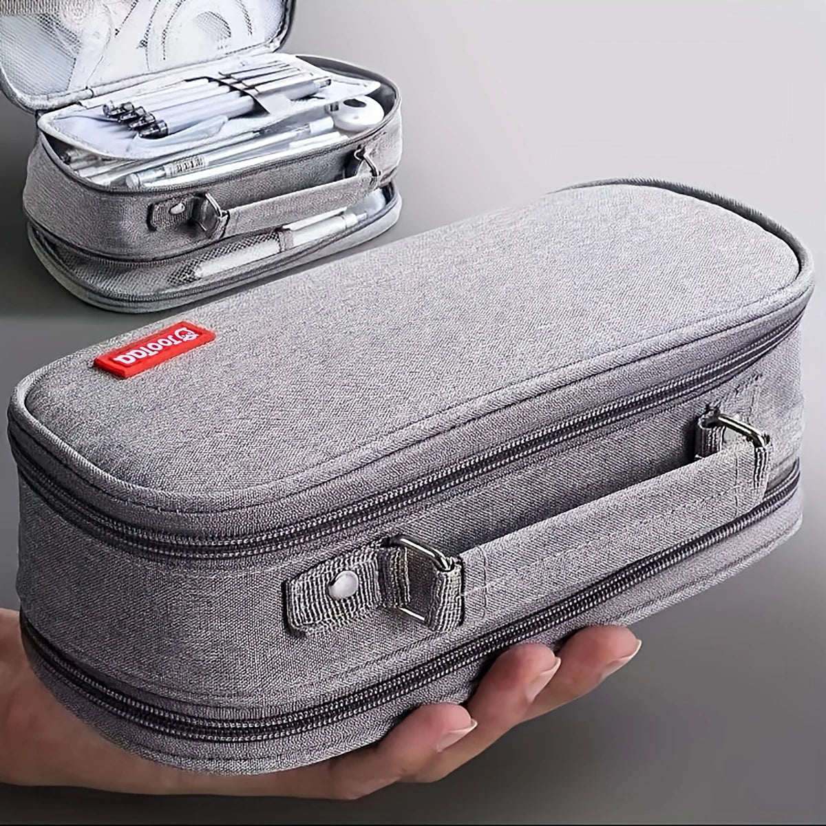 Large Capacity Pencil Case – Multifunctional Stationery Bag for School & Office