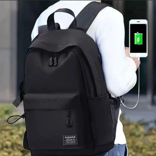 Minimalist Backpack – Large Capacity School, Travel & Laptop Bag (Unisex)
