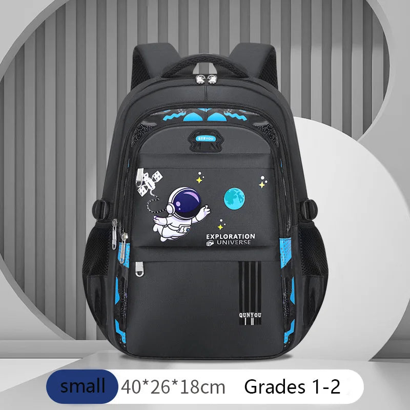Kids Astronaut Backpack – Waterproof School Bag for Boys (Ages 7-13)