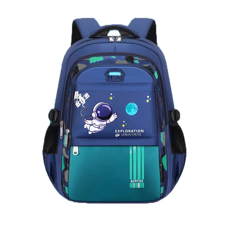 Kids Astronaut Backpack – Waterproof School Bag for Boys (Ages 7-13)