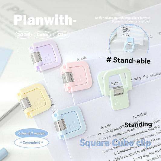 Multifunctional Mini Folder Clips – Cute Back-to-School Paper Organizer (Set of 4-6)
