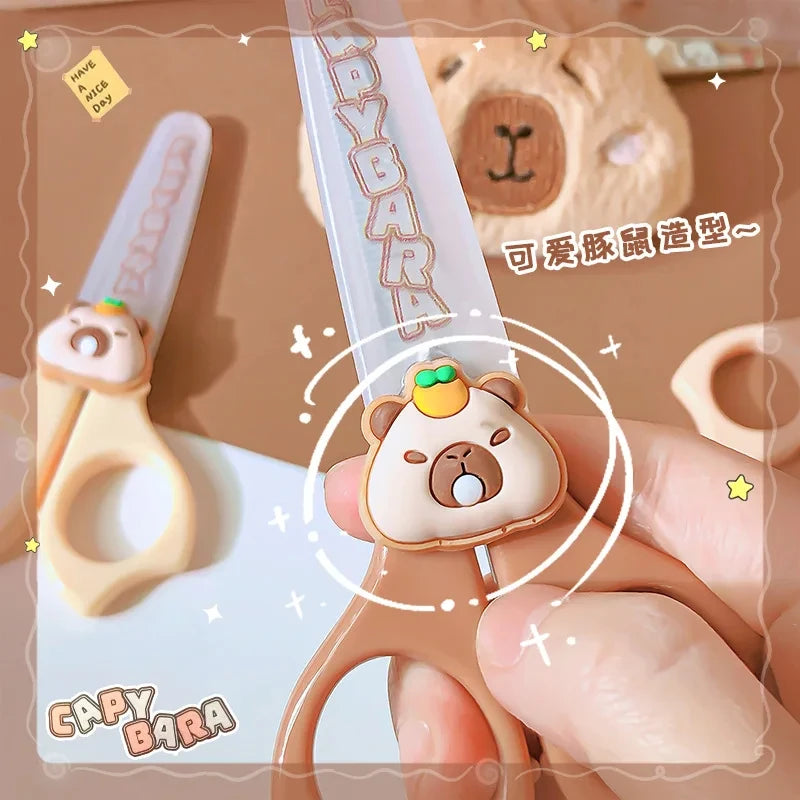Capybara Scissors Set for School - Cute & Practical
