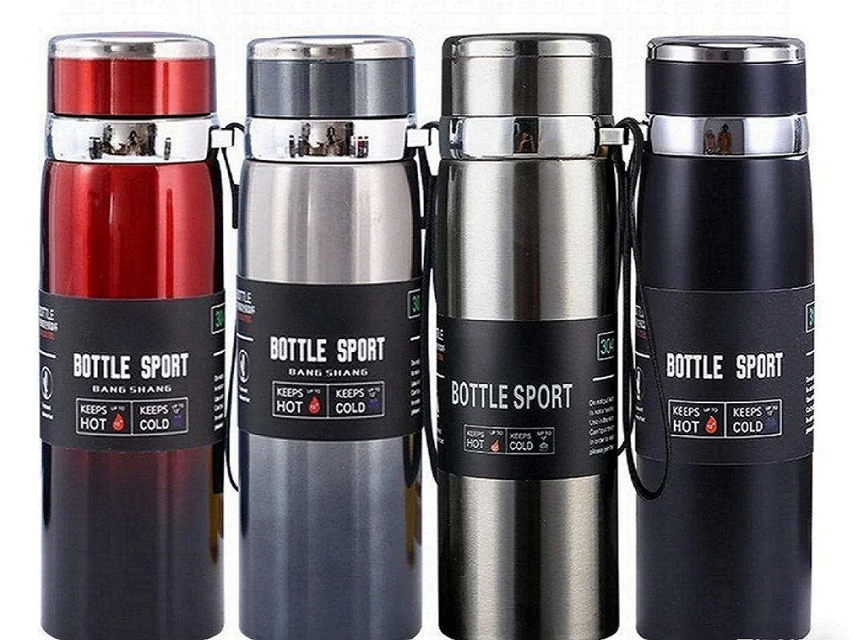Insulated Water Bottle - Keeps Drinks Cold Or Hot All Day