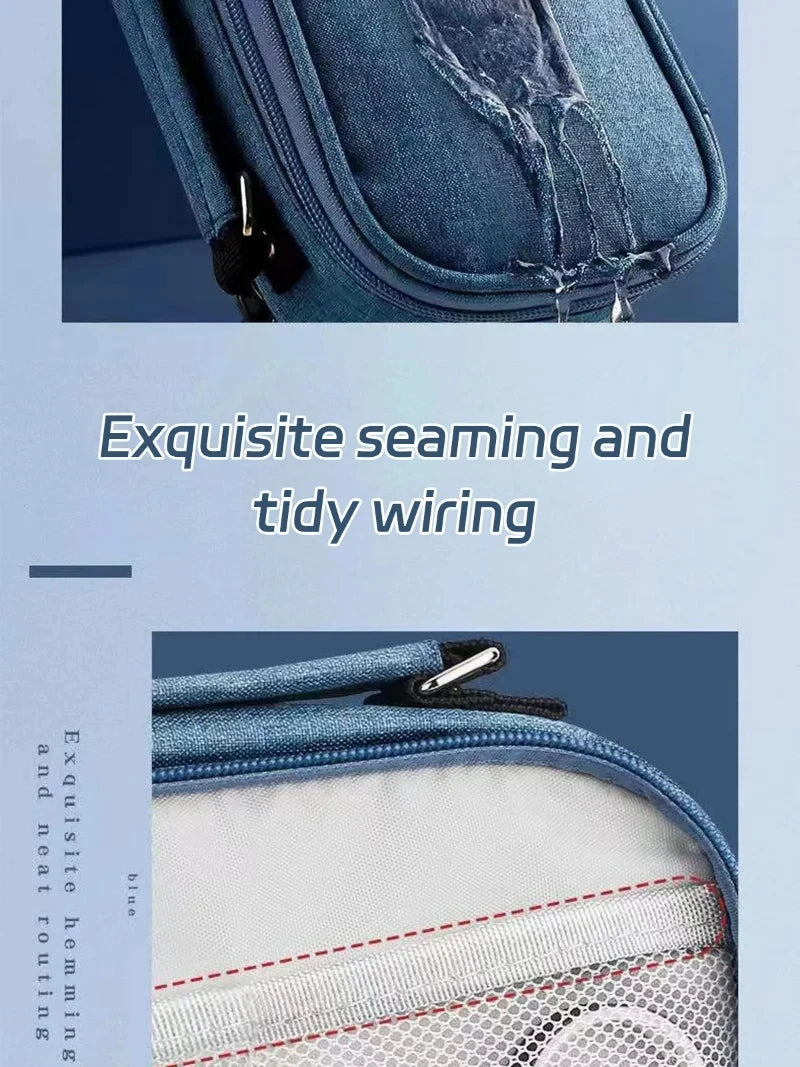 Large Capacity Pencil Case – Multifunctional Stationery Bag for School & Office