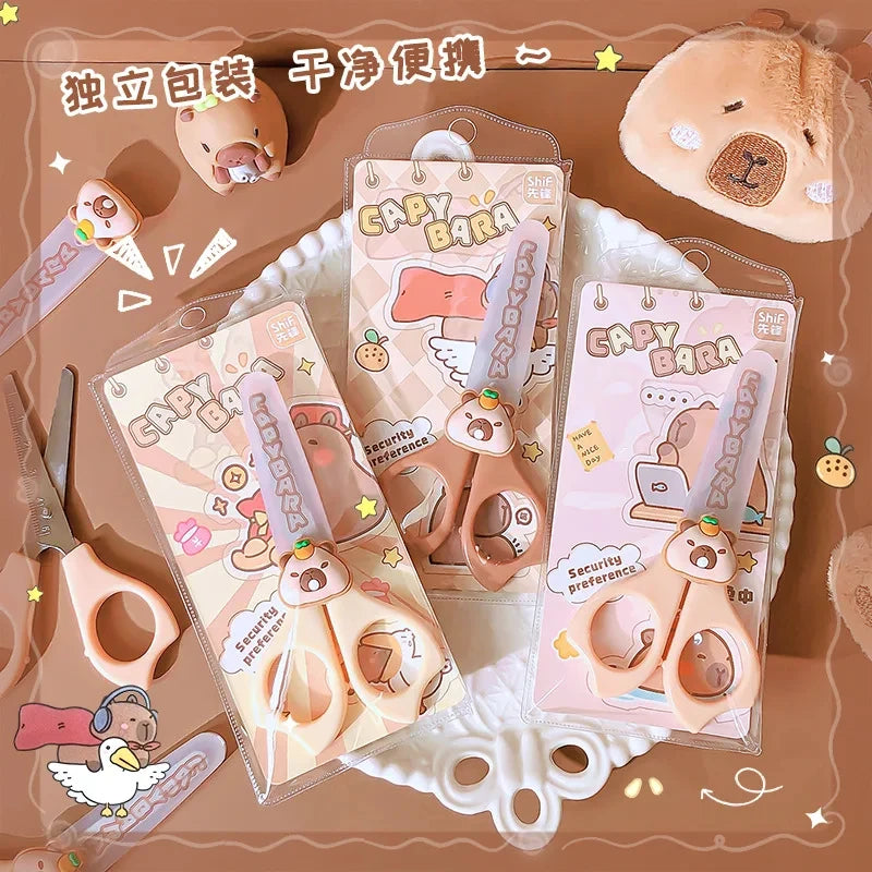 Capybara Scissors Set for School - Cute & Practical