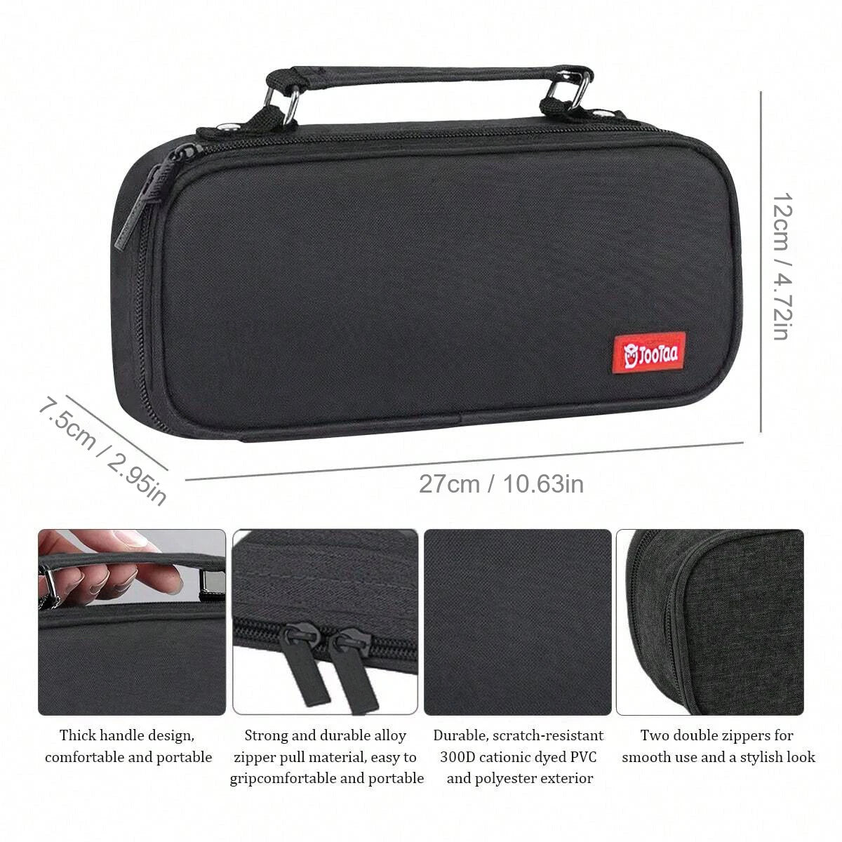Large Capacity Pencil Case – Multifunctional Stationery Bag for School & Office