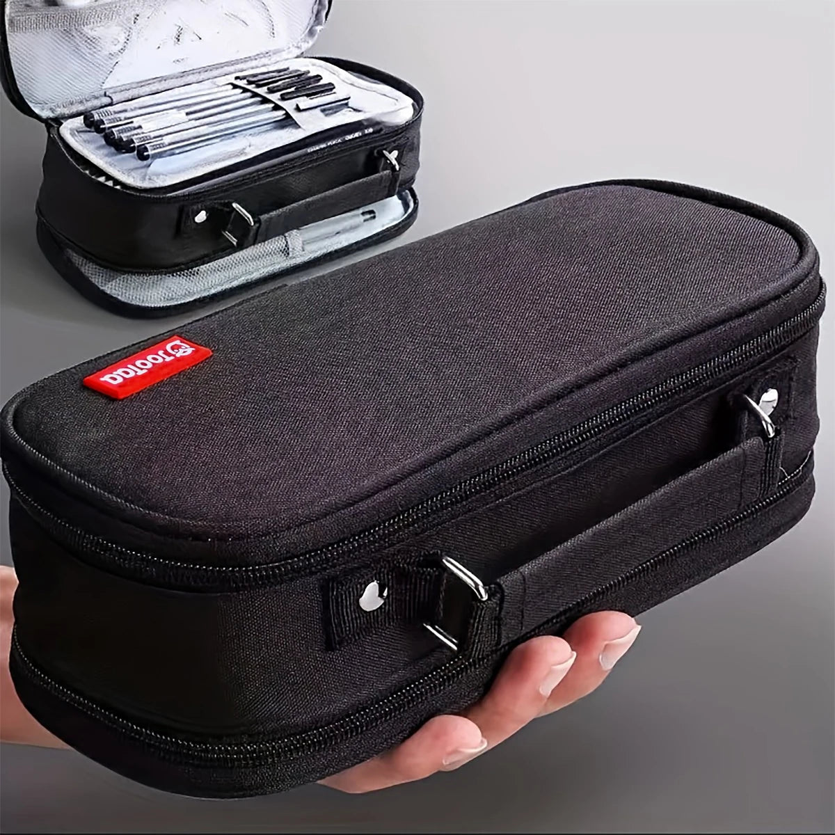 Large Capacity Pencil Case – Multifunctional Stationery Bag for School & Office