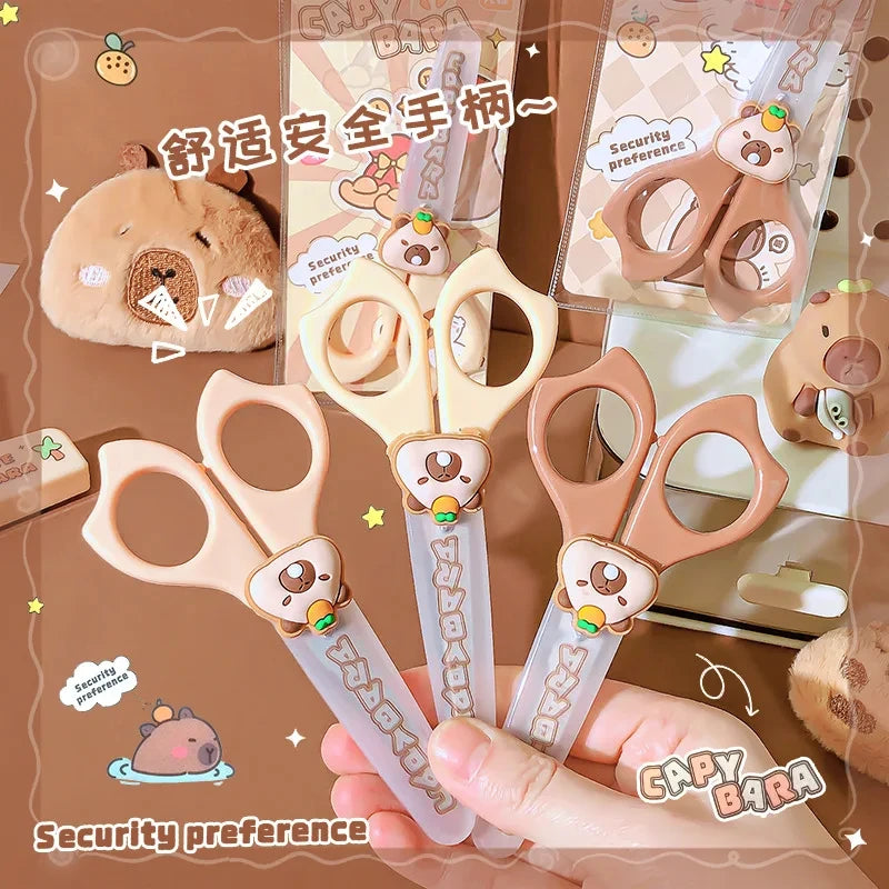 Capybara Scissors Set for School - Cute & Practical