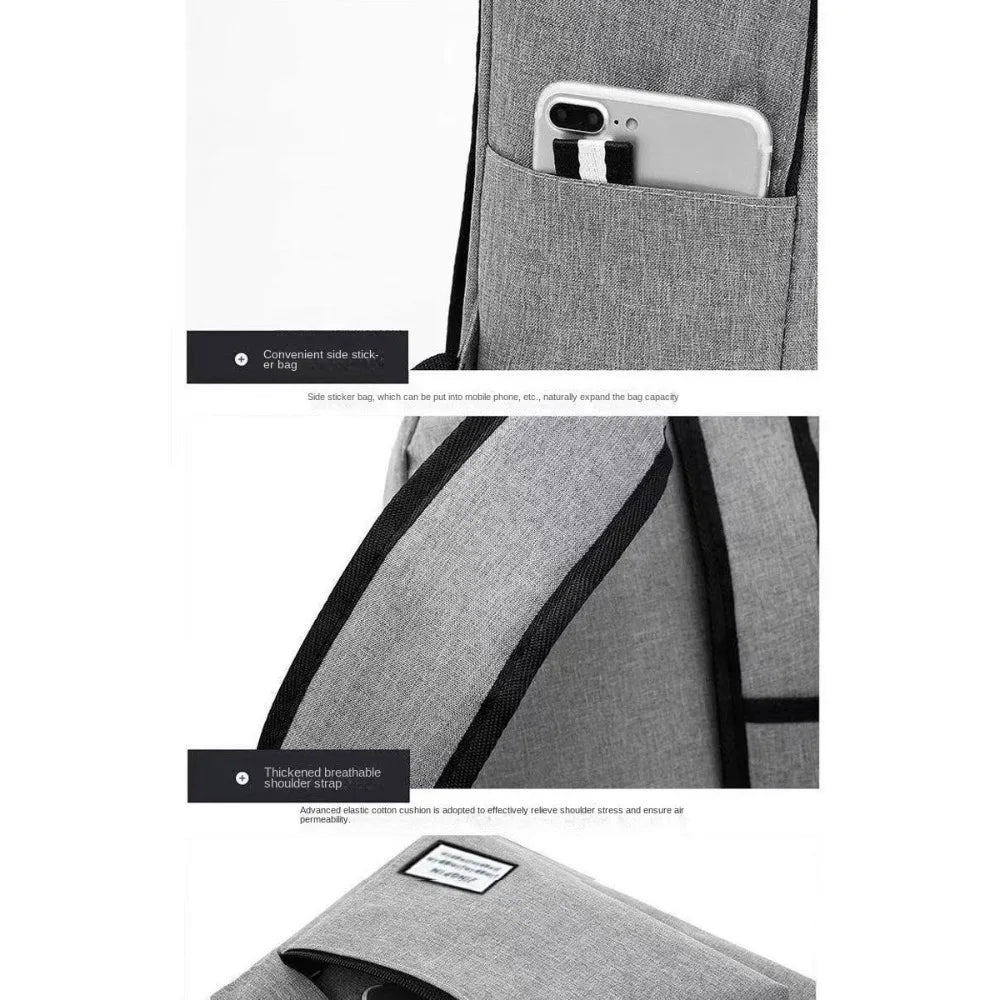 Minimalist Backpack – Large Capacity School, Travel & Laptop Bag (Unisex)