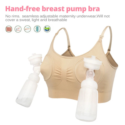 Comfortable Maternity & Nursing Bra – Hands-Free Pumping, Soft & Supportive for Moms